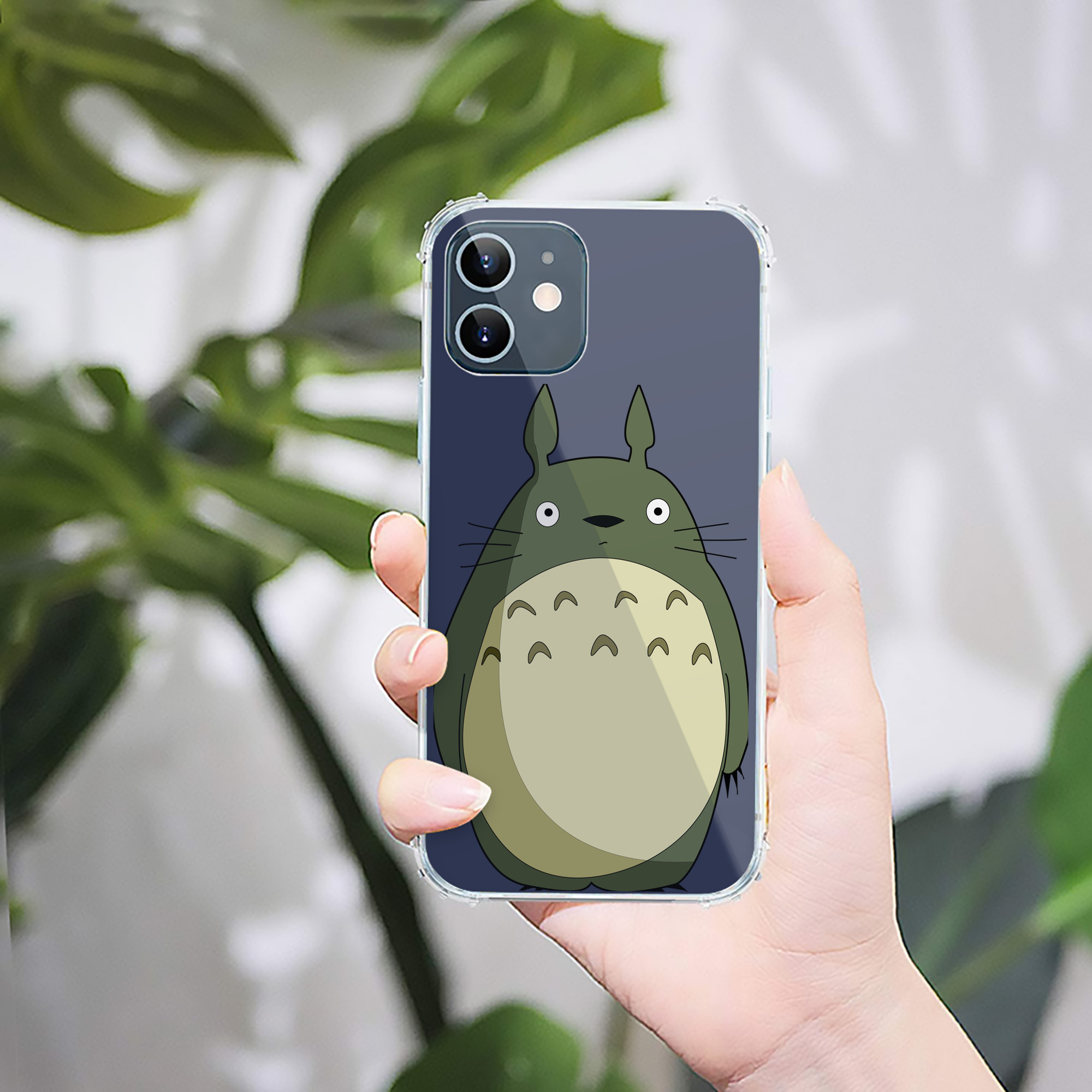 （画像用） となりのトトロ 草壁メイ 草壁サツキ My Neighbor Totoro Satsuki Kusakabe Mei Kusakabe 【iPhone 12シリーズ対応】透明スマホケース（クリアソフトケース）